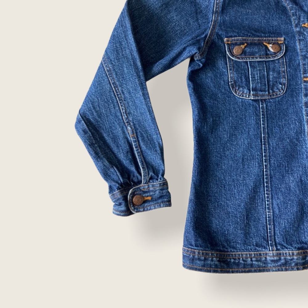 LIKE NEW Bill Blass Denim Jacket - Darkwash - Picture 5 of 8